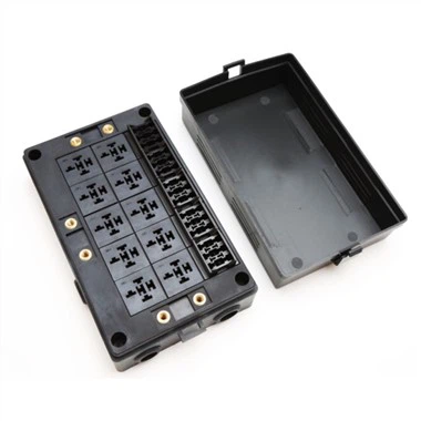 Fuse Relay Box με 15 Slots Θήκη ασφαλειών και 10 Slots Relay Panel